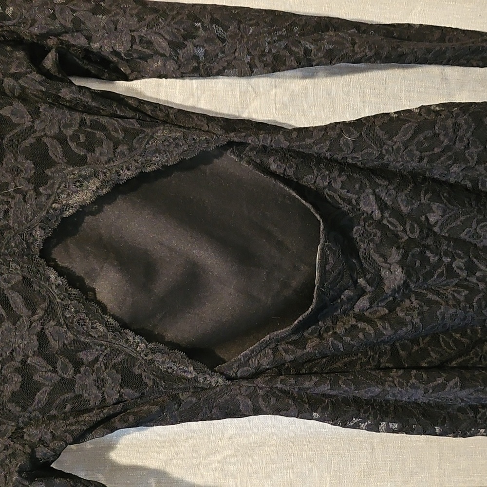 Moda International Elegant Black Lace Dress - Picture 7 of 17